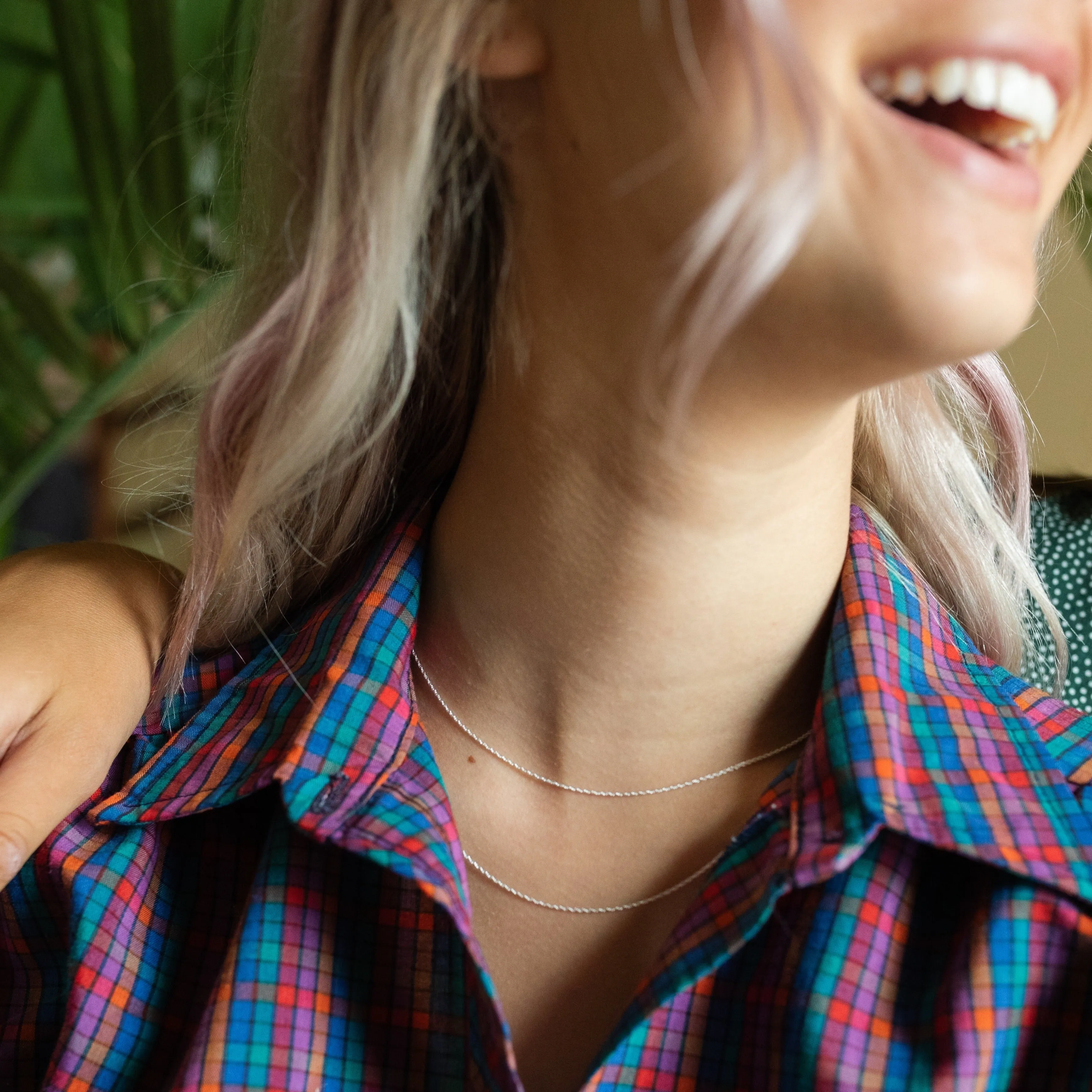 Simple Sterling Silver Layering Chains