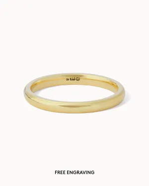 Solid Gold Classic Ring - 2mm Band