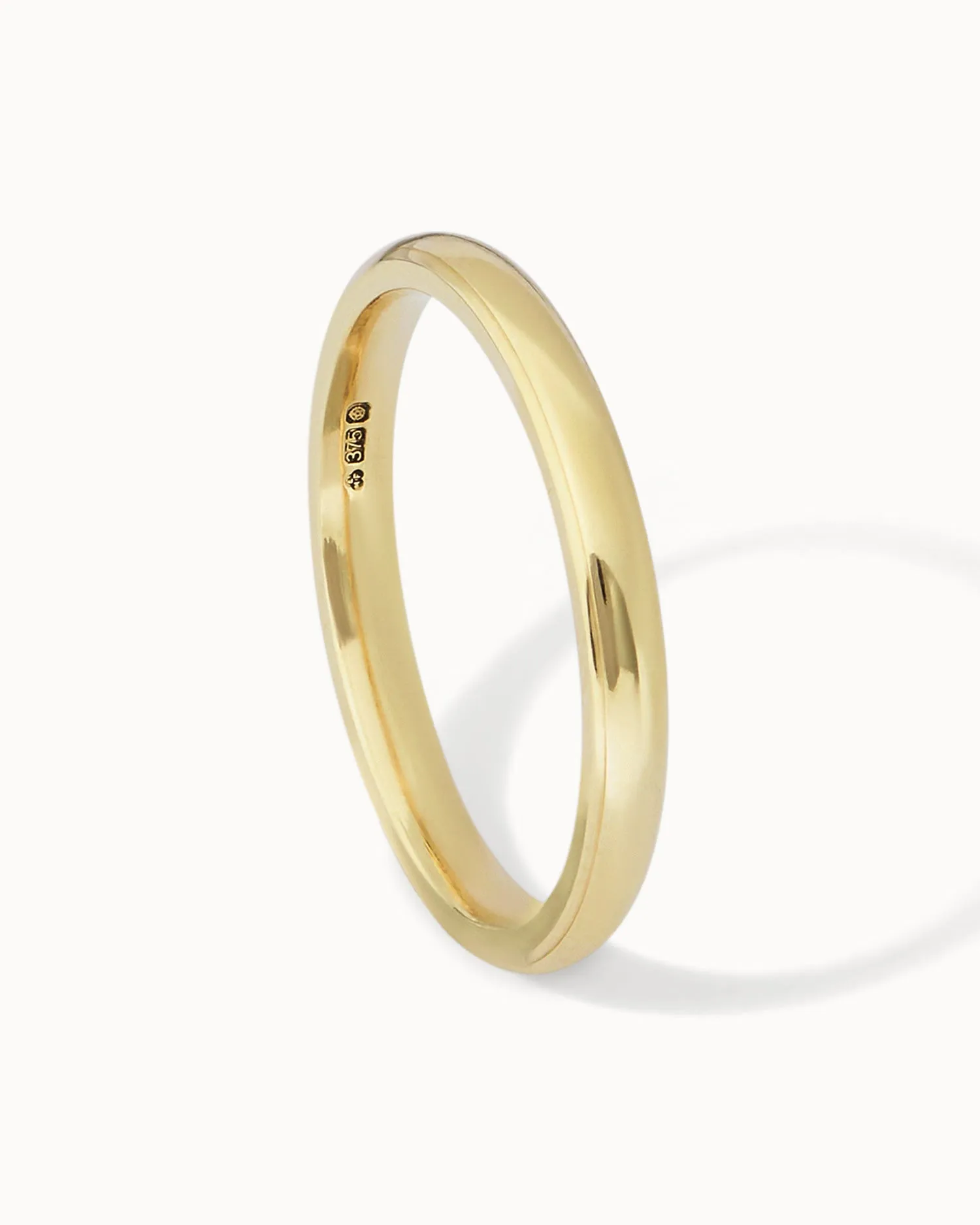 Solid Gold Classic Ring - 2mm Band