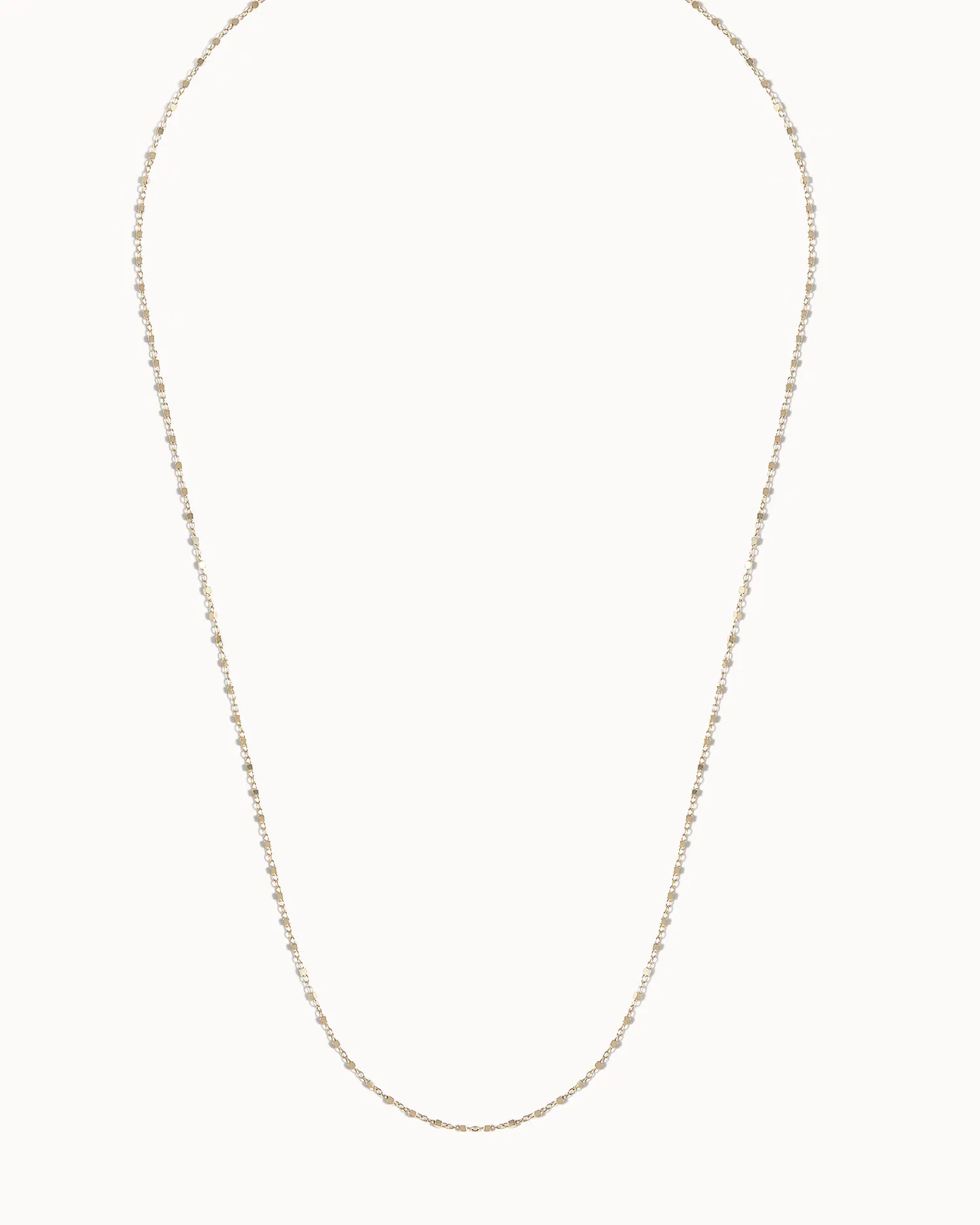 Solid Gold Trace and Cube Chain