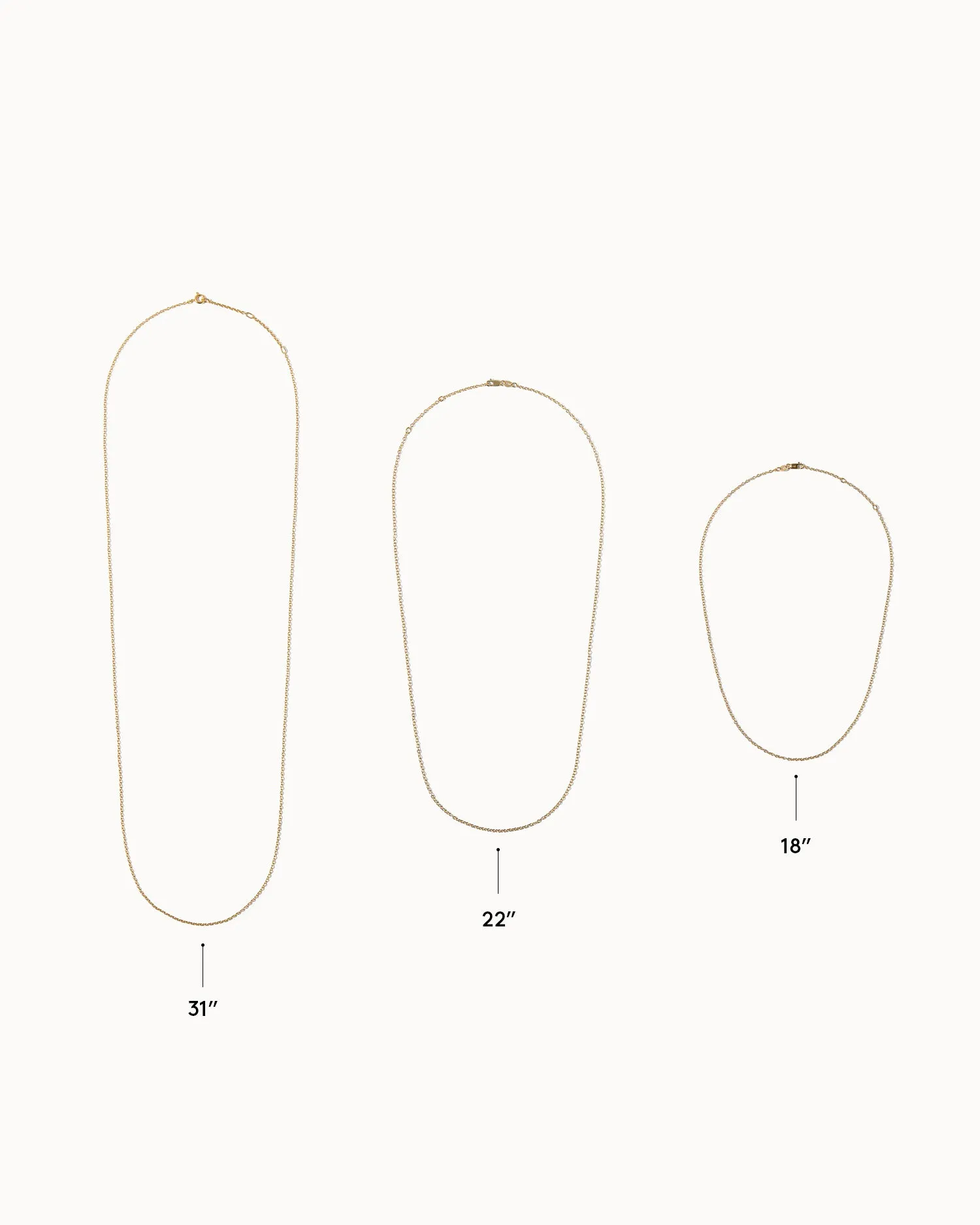 Solid Gold Trace and Cube Chain