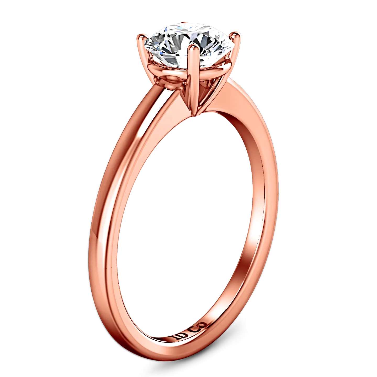 Solitaire Engagement Ring Nuovo 14K Rose Gold