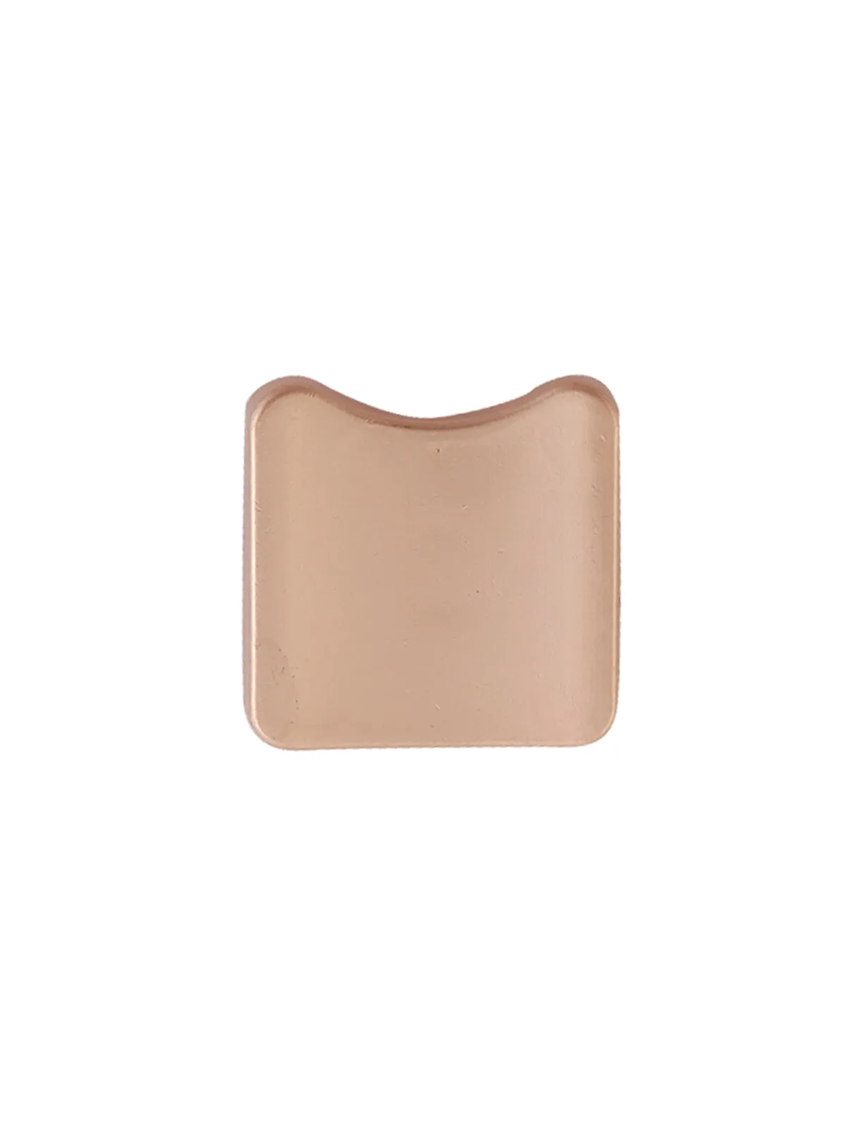 Square Shape Matte Finish Downhole Loop Shank Metal Button