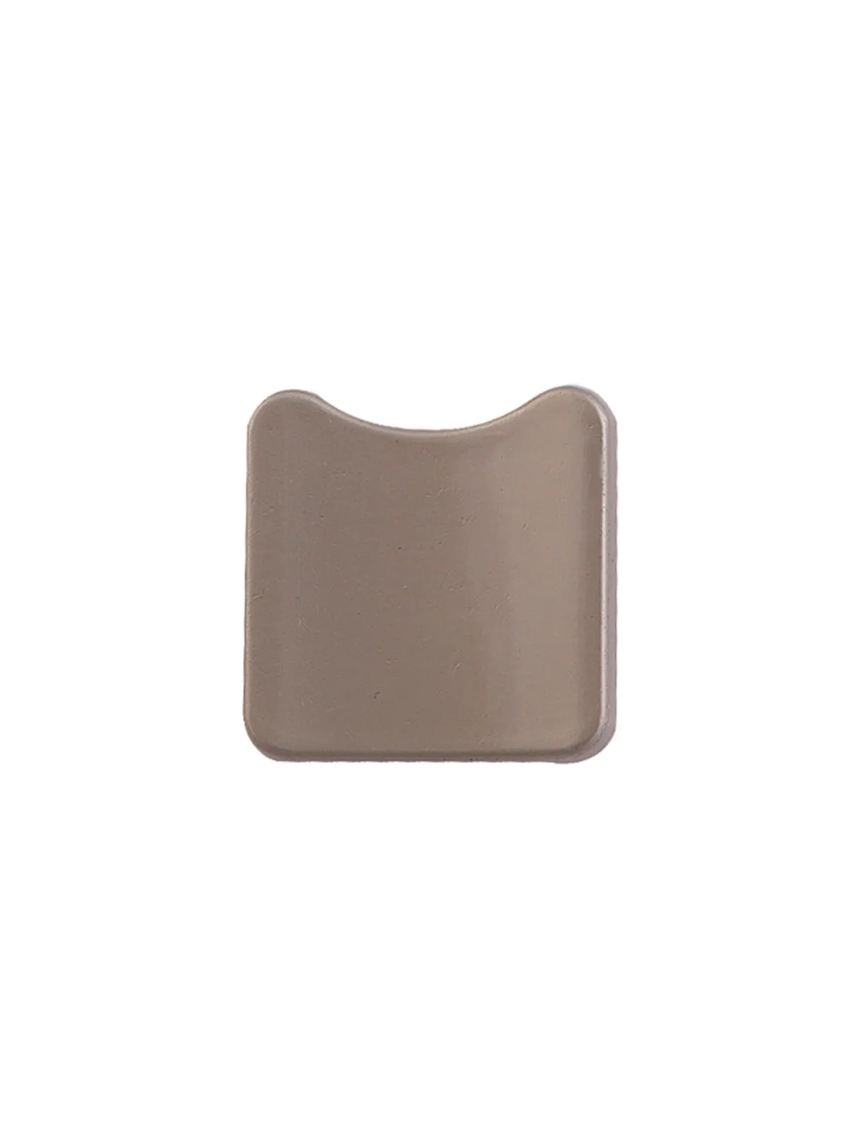 Square Shape Matte Finish Downhole Loop Shank Metal Button