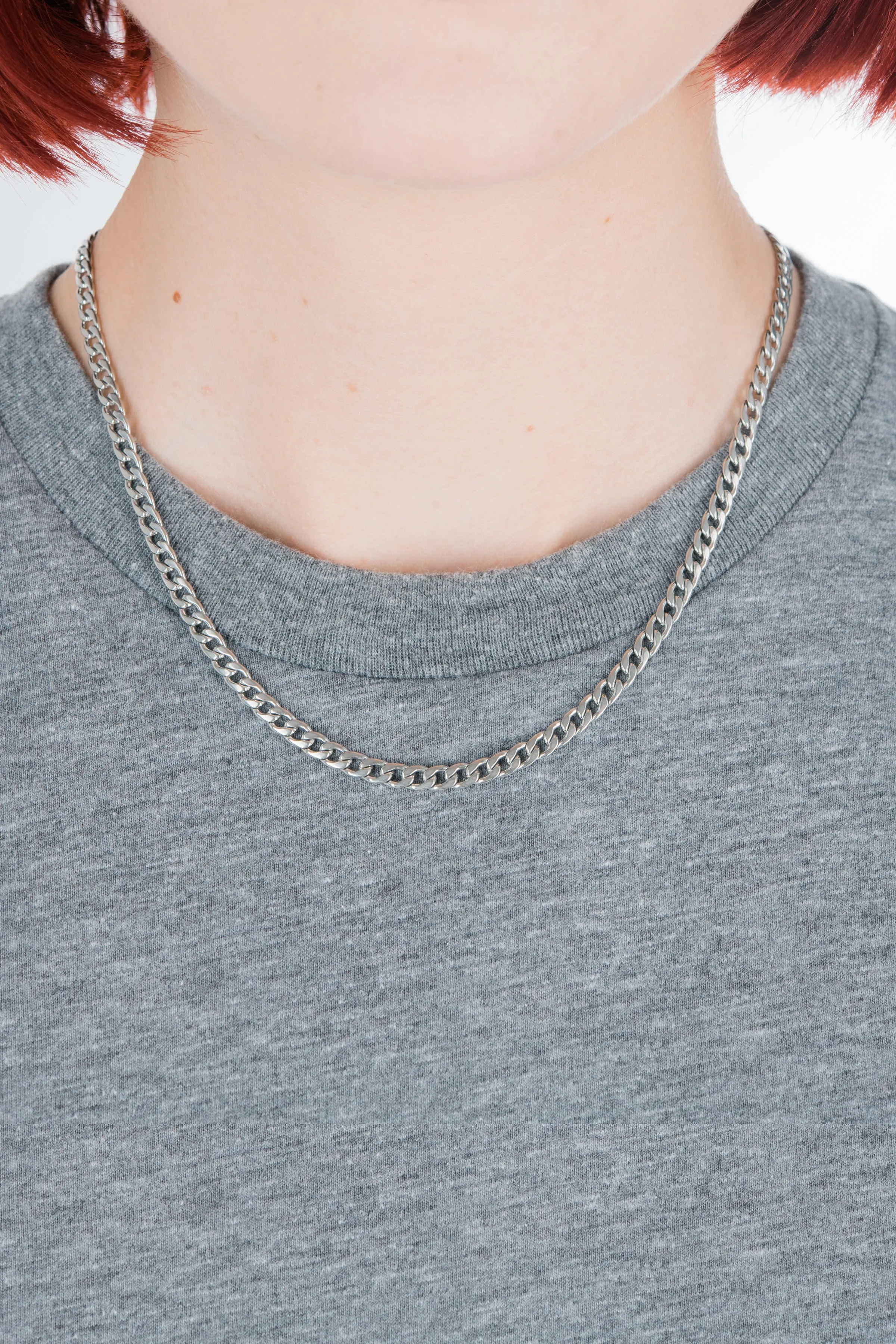 Standard Cuban Chain in Silver