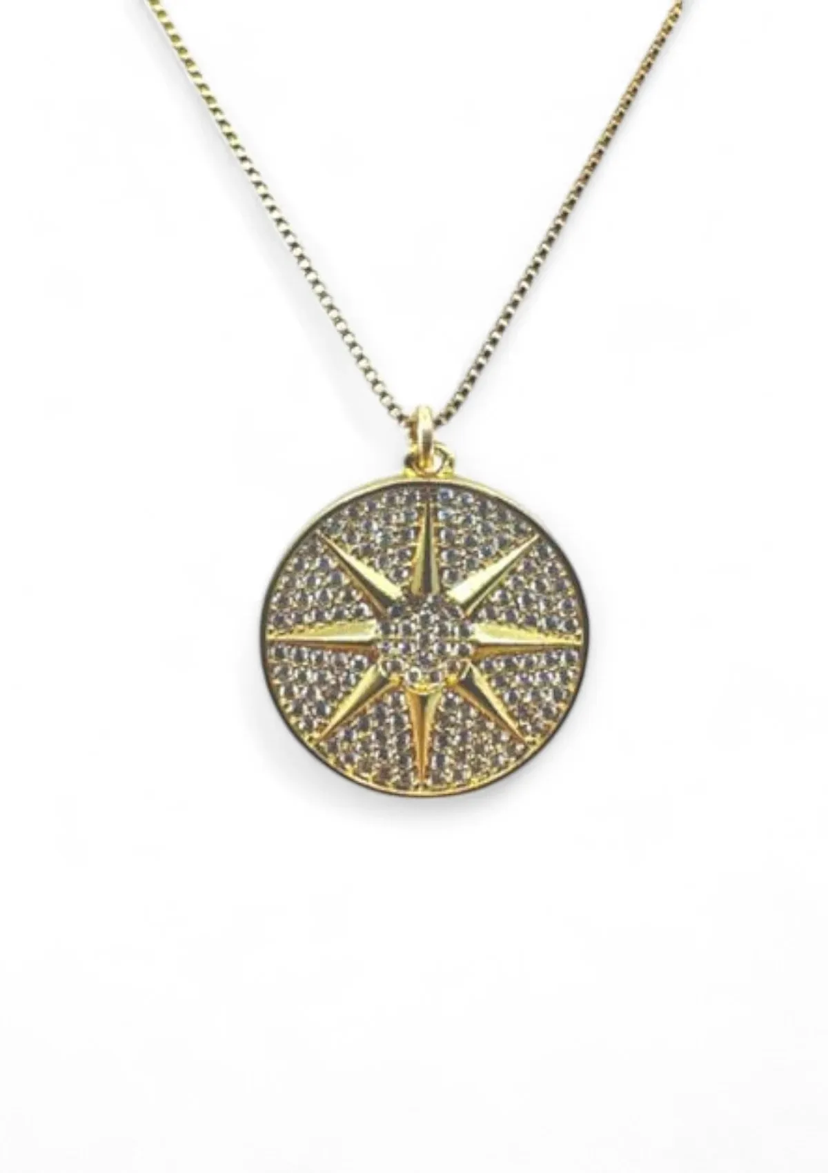 Star Medallion Chain Necklace