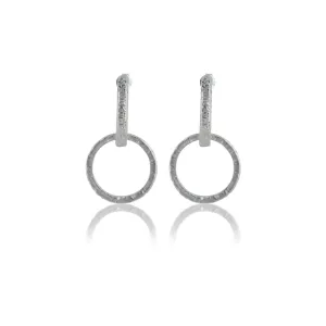 Support Earrings -  Silver