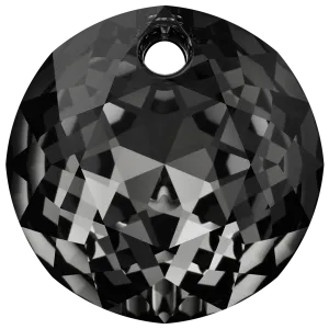 Swarovski Pendants Classic Cut (6430) Crystal Silver Night