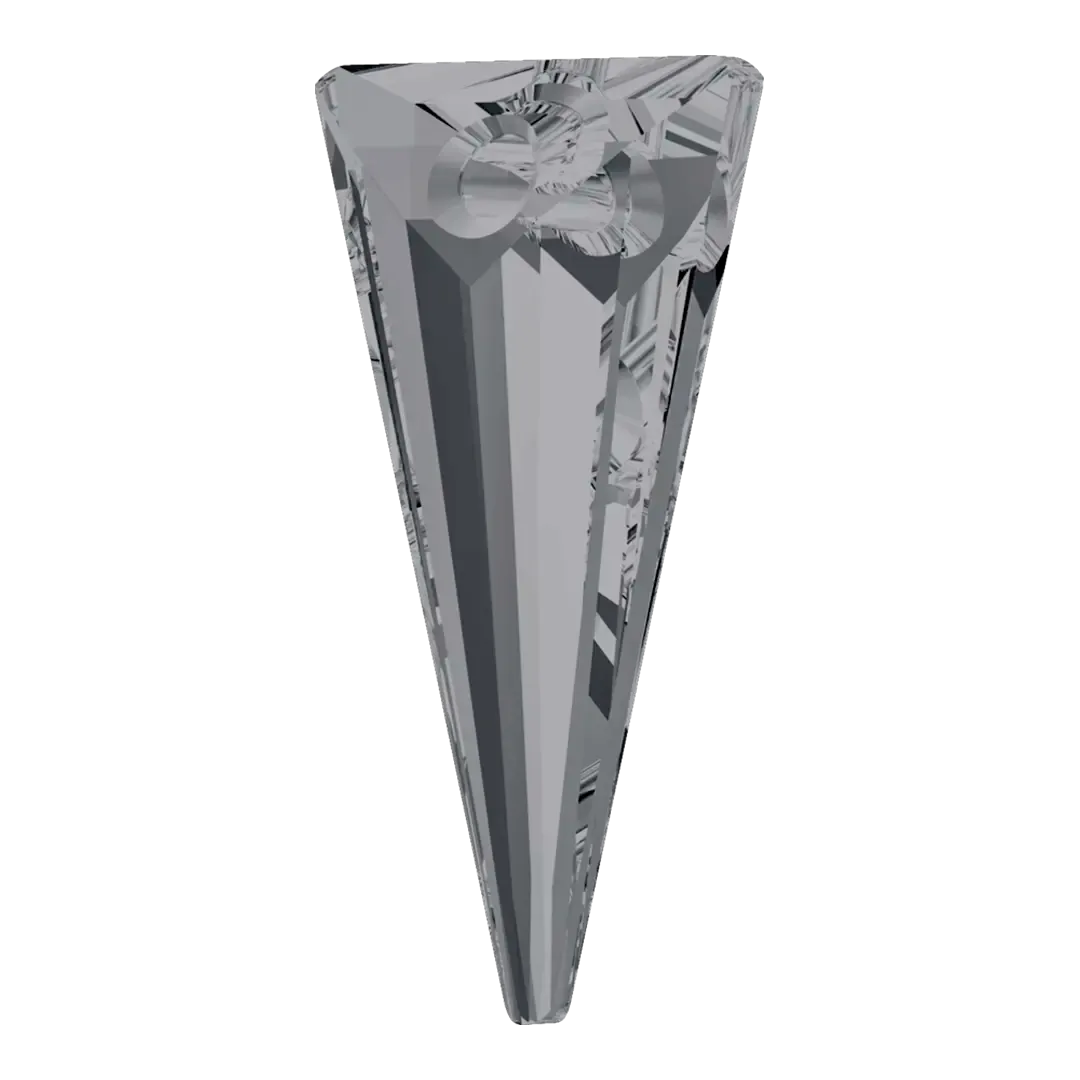 Swarovski Pendants Spike (6480) Crystal Silver Night