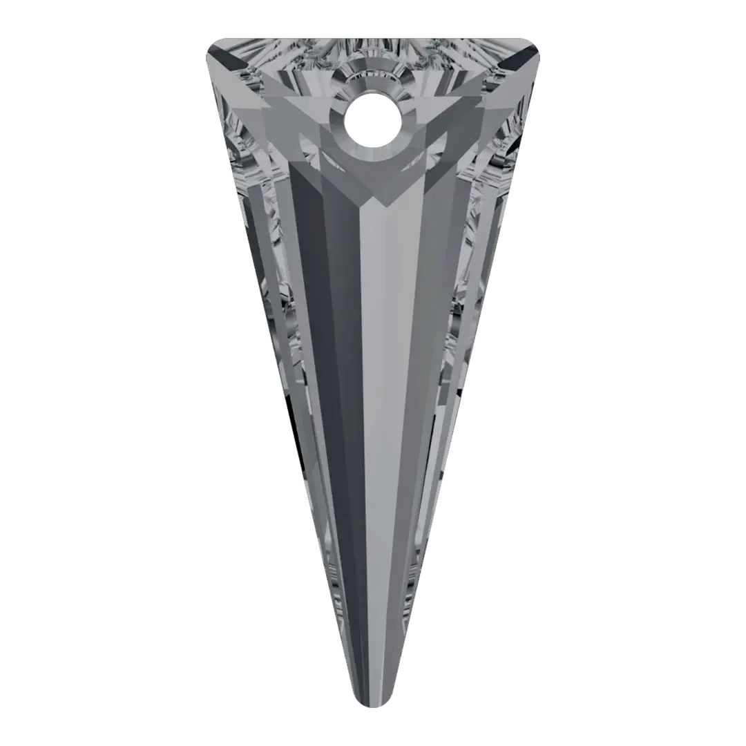 Swarovski Pendants Spike (6480) Crystal Silver Night