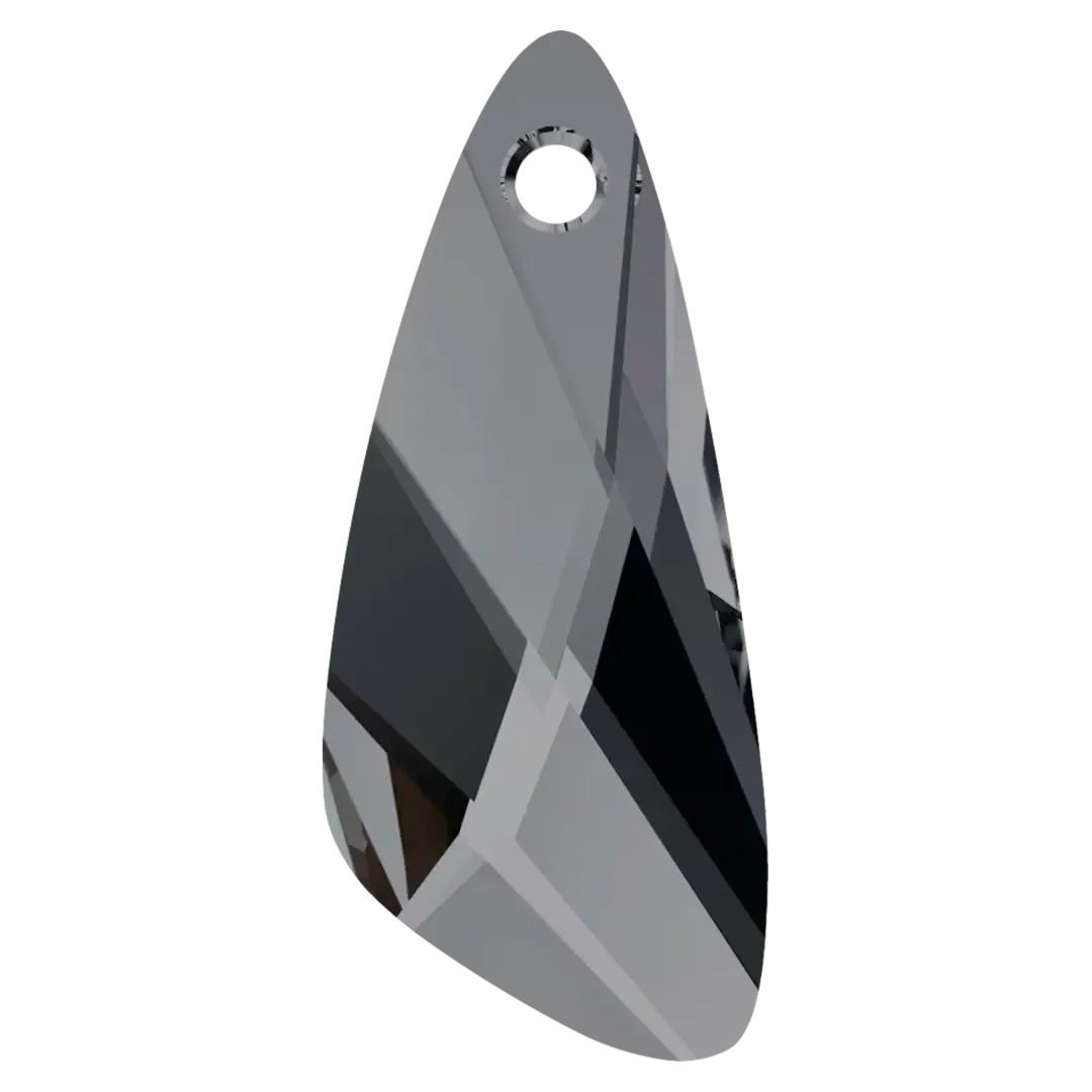 Swarovski Pendants Wing (6690) Crystal Silver Night