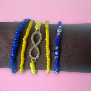 To Infinity Beaded Bracelet Set