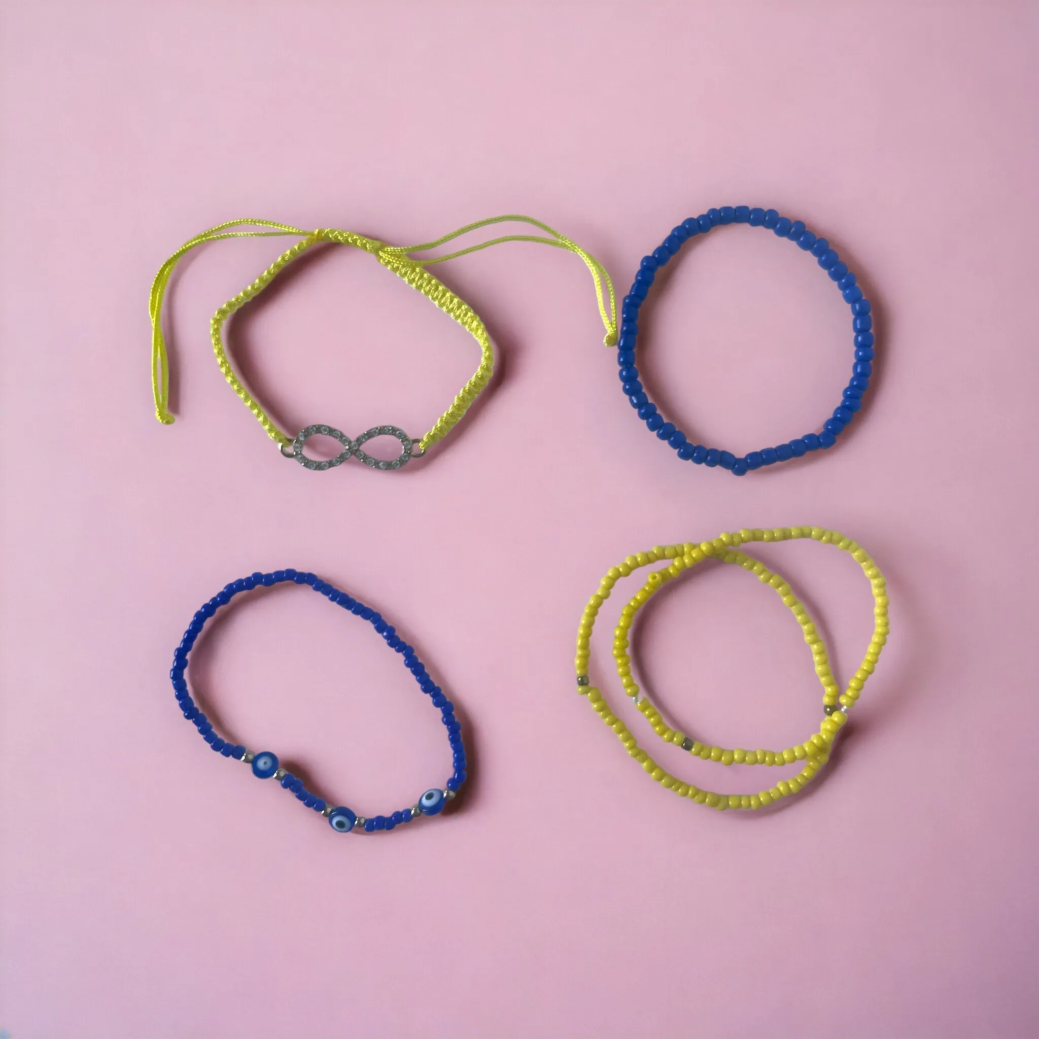 To Infinity Beaded Bracelet Set