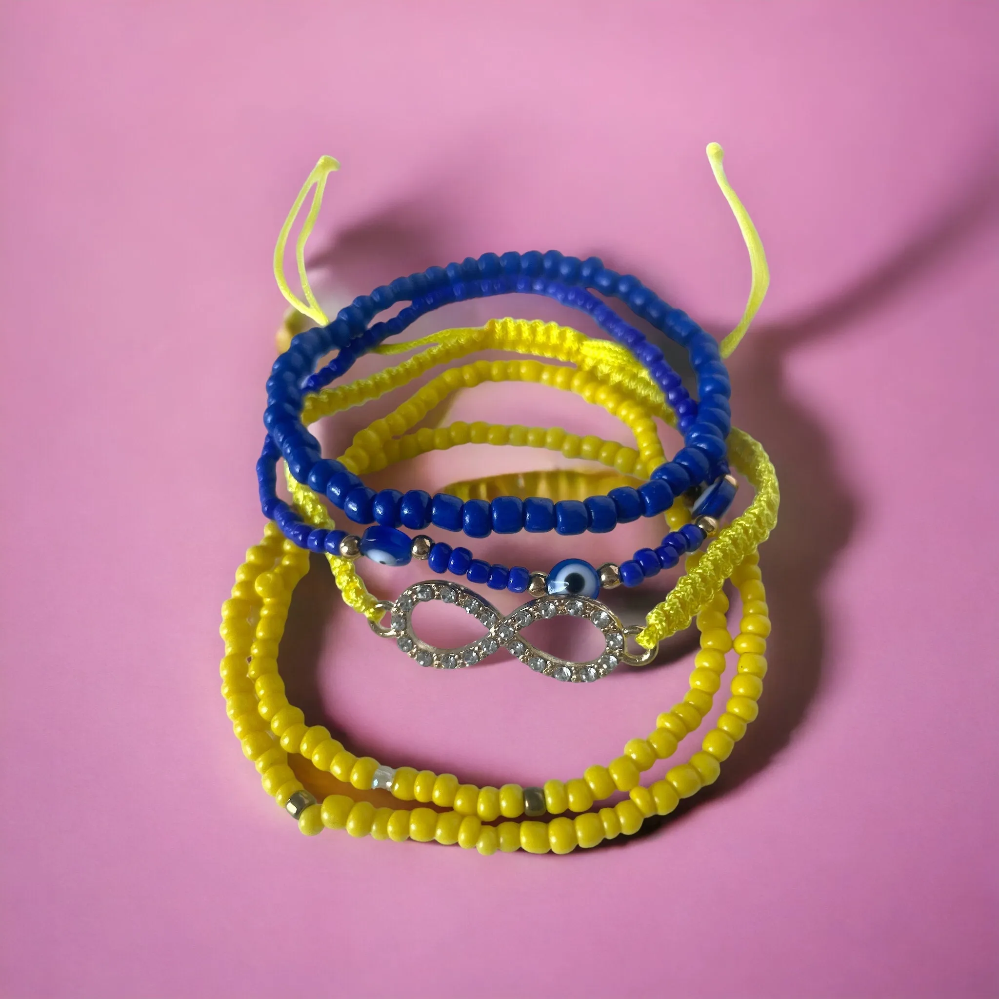 To Infinity Beaded Bracelet Set