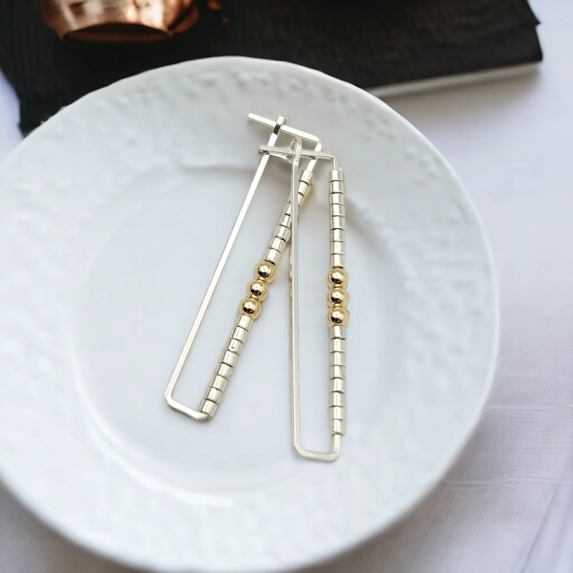 True - Silver Rectangle & Gold