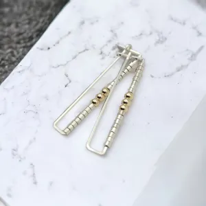 True - Silver Rectangle & Gold