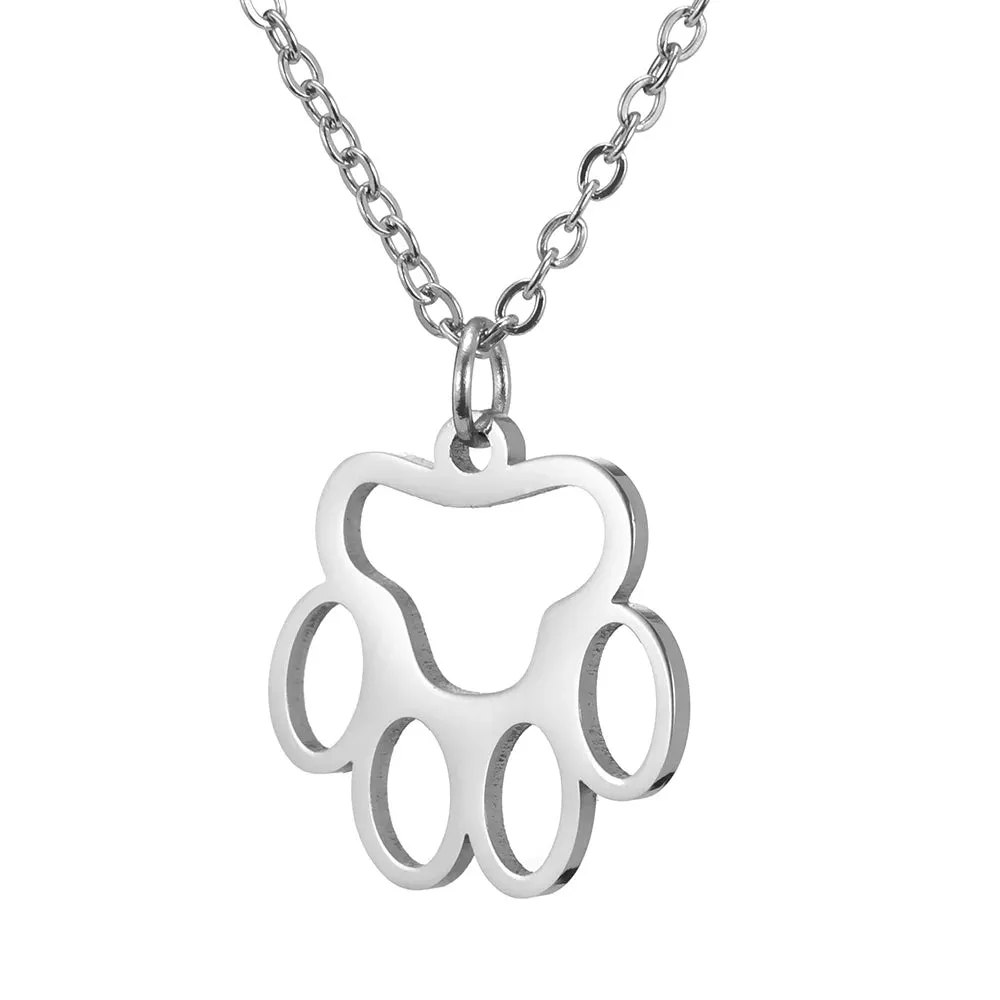 Unift Elegant Cat Necklace for Women Girls Stainless Steel Choker Trendy Animal Jewelry