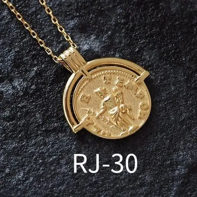 Vintage Boho Coin Necklace Made With 925 Silver