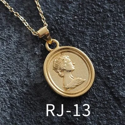 Vintage Boho Coin Necklace Made With 925 Silver