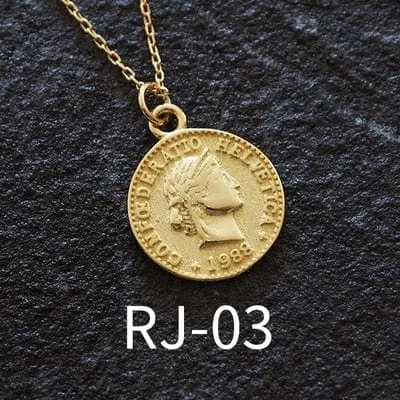 Vintage Boho Coin Necklace Made With 925 Silver
