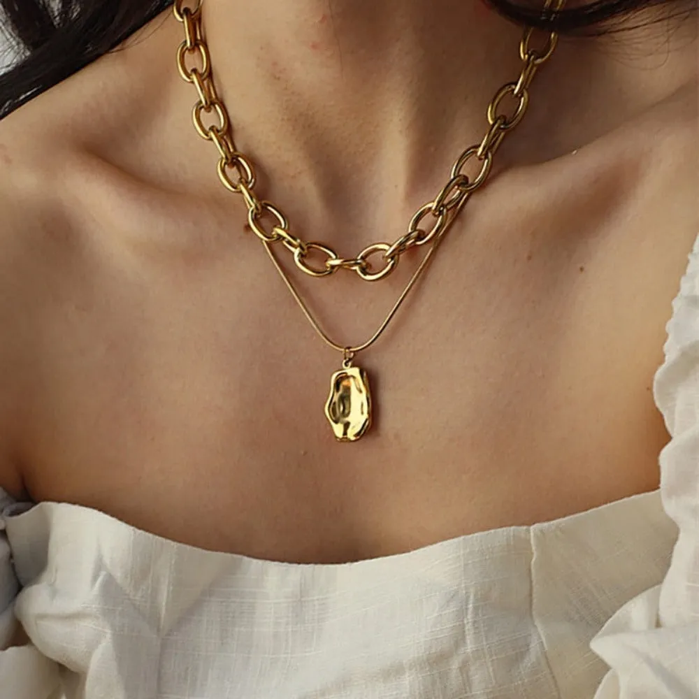 women's chokers linkedin necklace goldcolor pendants pearl bead collar ✈️ free.shipping