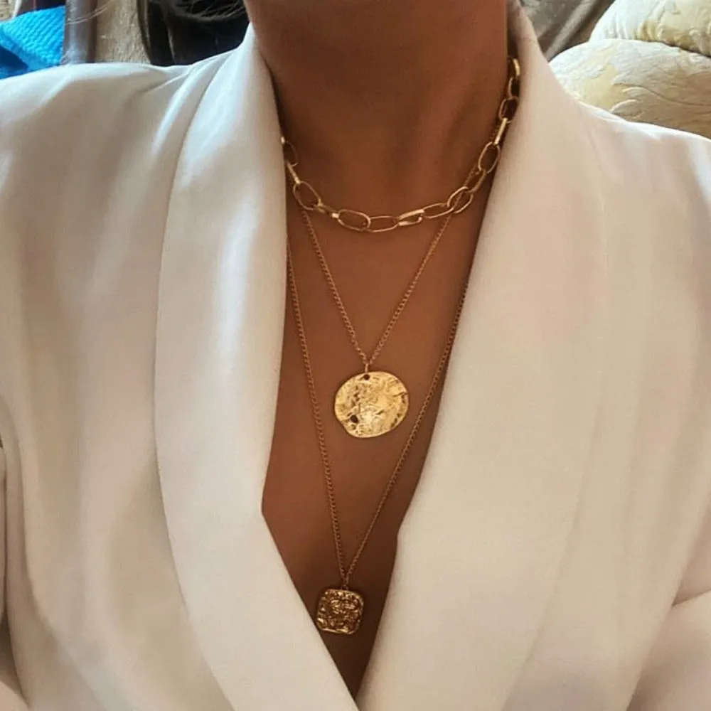 women's chokers linkedin necklace goldcolor pendants pearl bead collar ✈️ free.shipping