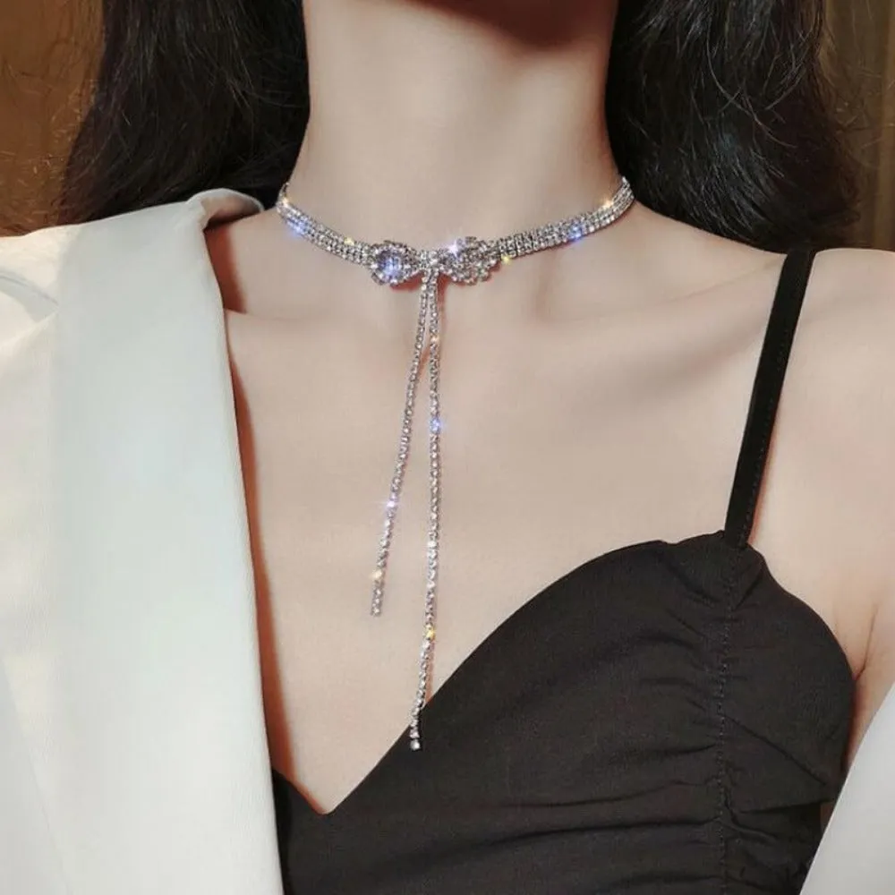 women's necklaces pearl pendants zirconia stone silver goldcolor choker ✈️ free.shipping