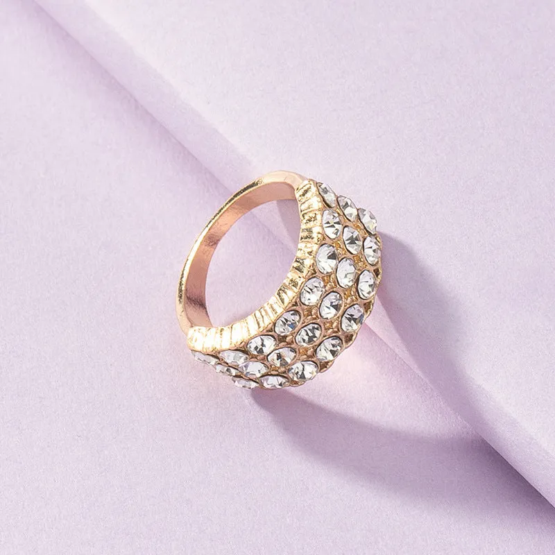 Zircon Wide Face Ring Set - Vienna Verve Collection
